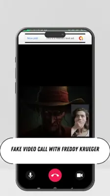 freddy krueger fake video call android App screenshot 4